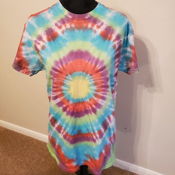 Tie Dye boho bohemia T-shirt size M.100% cotton - Picture 2 of 7